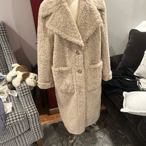 Sam Edelman Beige Teddy Jacket